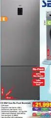 SEG CX 4821 İNOX NO-FROST BUZDOLABI SEG CX 4821 İNOX NO-FROST BUZDOLABI
